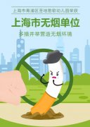 喜讯 | 圣地雅歌幼儿园荣获“上海市无烟单元”称号