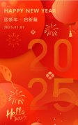喜迎元旦，巳巳如意！